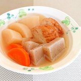 大根こんにゃくさつま揚げの煮物